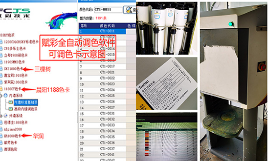 晨陽調色機升級更強調色能力，電腦配色