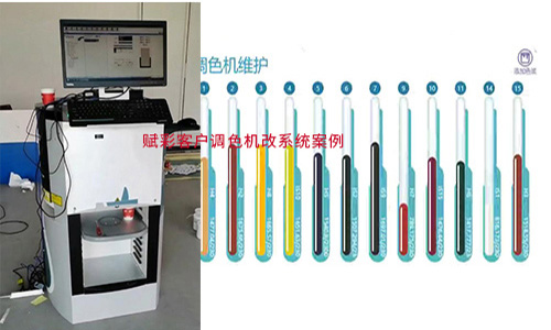 調色設備鎖機解決方案，全自動調色機改系統(tǒng)